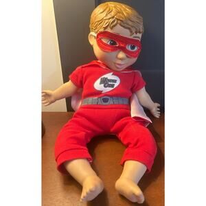 Wonder Crew 15" Superhero Buddy Will Doll Adventure W/Matching Child Mask & Cape